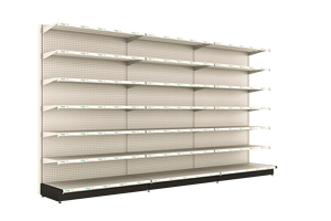 אמריקאי בסגנון דו צדדי כבד סופר מתלה סופרמרקט מתכת מדפים גונדולה עבור חנות מכולת - Product Image 3