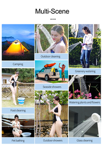 Pompe de douche extérieure portable avec affichage de la température de l'<span class=keywords><strong>eau</strong></span> moteur sans balais silencieux pour Camping & Van Life-Camping randonnée produits - Product Image 4