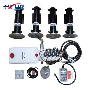 Piston de stabilisation automatique pour caravane et <span class=keywords><strong>camping</strong></span>-<span class=keywords><strong>car</strong></span>, poignée de commande manuelle, pompe à moteur, construction en acier inoxydable - Product Image 1