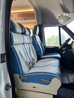 Sièges pliants universels imperméables AutoLiuMa L005H pour 2 personnes, pour camping-car, caravane et conversion de véhicule