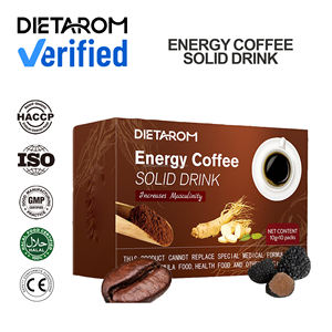 Café Énergisant Solide en Sachets pour Hommes : Énergie Instantanée, Endurance & Concentration Améliorées, Enrichi en Ginseng & <span class=keywords><strong>Guarana</strong></span> – Revitalisation Nomade - Product Image 1