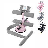 Appareil d'assistance pour sit-ups et entraînement des abdominaux, avec corde de traction et fixateur de pied à ventouse, pour femmes