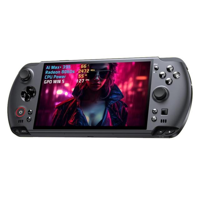 Newest Design GPD WIN 5 Handheld Game Console 32GB+1TB 7 Inch Win 11 OS AMD Ryzen AI Max 385 CPU Pocket Console
