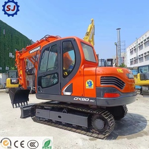 Miniexcavadora Usada Original Doosan DX80 de 8t en Venta, para Construcción/Minería - Alta Eficiencia de Excavación y Precio de Fábrica - Product Image 1
