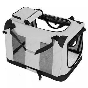 Jaula de coche para mascotas de gran capacidad mediana, portador Oxford portátil, cierre de cremallera, nido transpirable para perros, jaula <span class=keywords><strong>plegable</strong></span> para perros para coche - Product Image 6