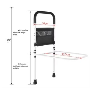 Bedside Handrails, Elderly Safety Assistance Railings - Product Image 3