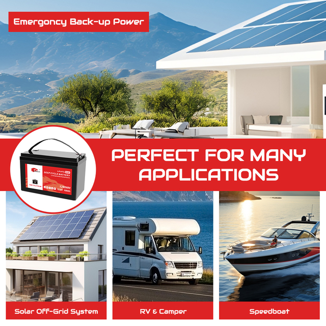 Long Life Deep Cycles 6000 Times 12v 100ah Lithium Battery Pack for Solar Energy Storage