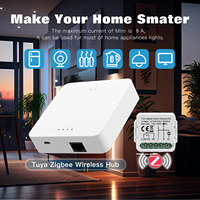 Module de relais à contact sec intelligent RSH ZigBee Gradateur Disjoncteur 240v Max. Modèle universel Voltage PC pour application vocale légère, contrôle WiFi