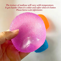 YIWUPOWER Jouet créatif en forme de bonbon souple, jouet anti-stress en sucre de malt, balle à presser à rebond lent, jouet de décompression Fidget