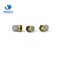 Tapa de filtro de malla de alambre con borde de latón, acero inoxidable, 100 mallas, mini elemento filtrante para inyector de combustible, válvula neumática, OEM