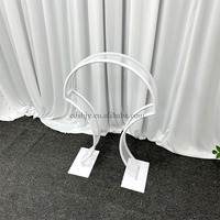 Support floral en fer de haute qualité, style rétro doré, pour décoration centrale de table de mariage et d'événements