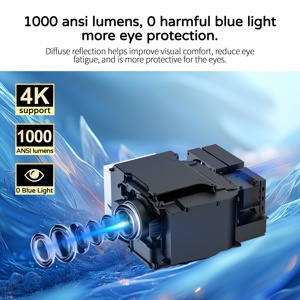 Xnano 1000ANSI độ sáng cao 4K <span class=keywords><strong>Video</strong></span> chùm chiếu cho rạp hát tại nhà 1080P Android 12 thông minh 2 + 32G LED Rạp chiếu phim - Product Image 4