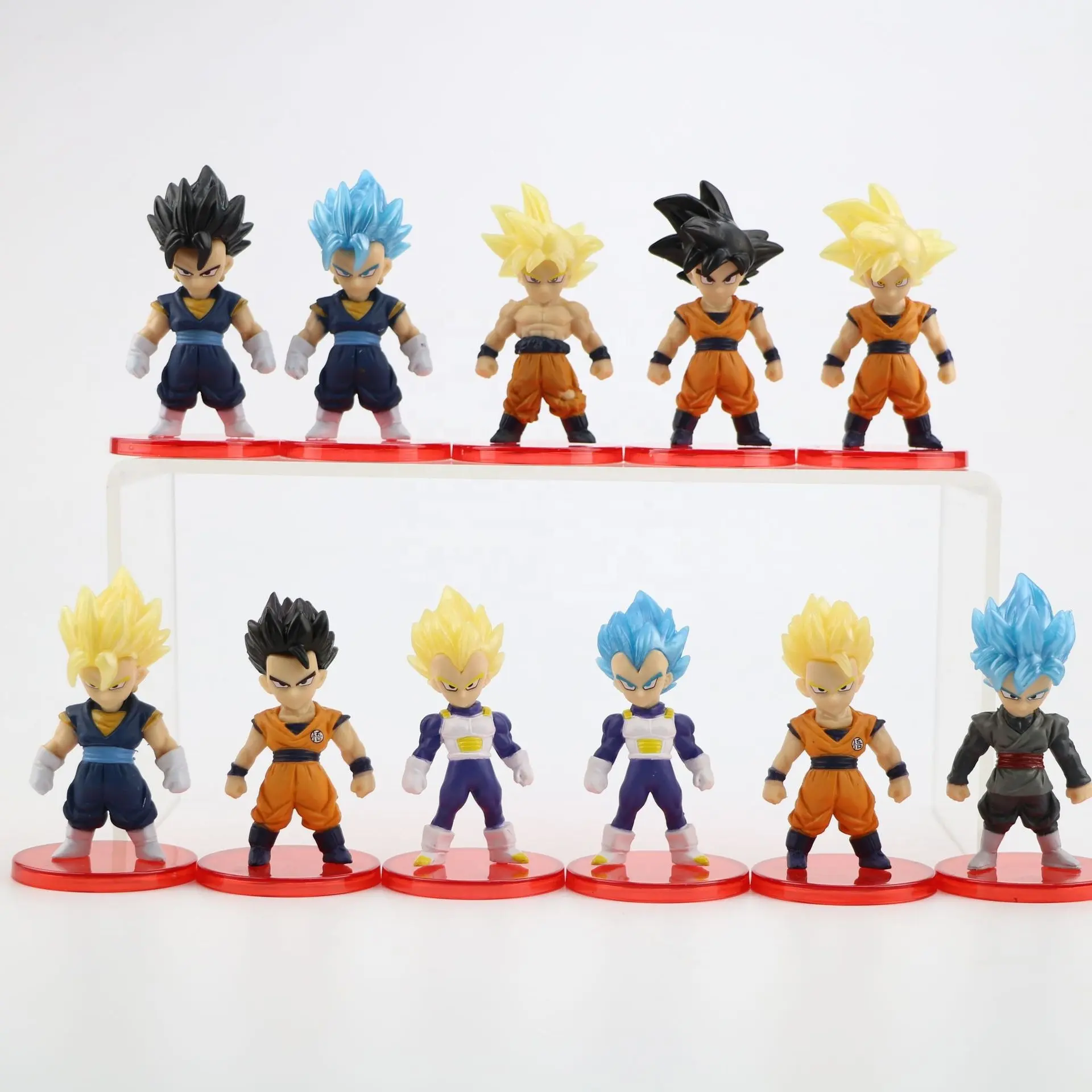 ドラゴンボールピース/セット8cm日本アニメフィギュアドラゴンボールPVCアクションフィギュア