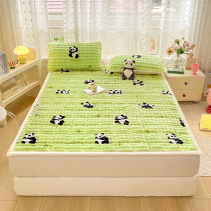 Juego <span class=keywords><strong>de</strong></span> Ropa <span class=keywords><strong>de</strong></span> <span class=keywords><strong>Cama</strong></span> <span class=keywords><strong>de</strong></span> Pelo <span class=keywords><strong>de</strong></span> Conejo y Lana <span class=keywords><strong>de</strong></span> Leche 2026, Estilo Moderno, con Funda <span class=keywords><strong>de</strong></span> Edredón y Manta Estampada <span class=keywords><strong>para</strong></span> el Hogar - Product Image 4