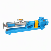Pompe rotative progressive à vis simple à déplacement positif pour liquides à haute viscosité G Sanitary (avec trémie)