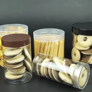 Empty 50ml 100ml 120ml 250ml 300ml 500ml 6 Oz 4oz Pet Amber Transparent 8oz Plastic Cosmetic Jars For Food Packaging