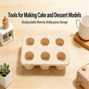 Moule à gâteau et à cupcakes en bambou biodégradable, design contemporain, qualité alimentaire, personnalisable, vente en gros - Product Image 2