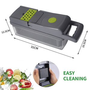 14/16 In 1 Multifunctional <strong>Vegetable</strong> Chopper Manual Food Chopper <strong>Vegetable</strong> <strong>Slicer</strong> Dicer Mandoline <strong>Vegetable</strong> Cutter - Product Image 4