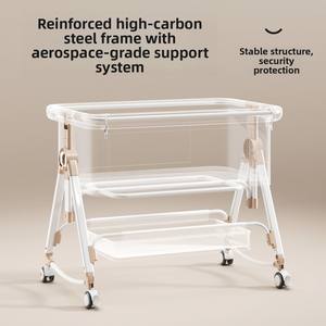 Productos para bebés recién nacidos Moisés <span class=keywords><strong>Nido</strong></span> mecedora Cunas móviles Juego de cama <span class=keywords><strong>Cuna</strong></span> Columpio Mosquitera Cama para bebés - Product Image 5