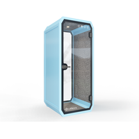 Cabine insonorisée professionnelle pour le bureau et le studio avec panneaux acoustiques et système de ventilation de haute qualité