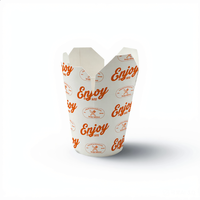 Boîtes en papier personnalisées écologiques biodégradables imperméables de qualité alimentaire en papier kraft jetables pour plats à emporter, durables