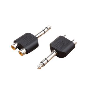 Adaptador de 6,5 mm a RCA dual hembra, convertidor de audio de 3 pines para conexión de micrófono AV - Product Image 4
