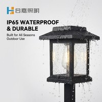 Lampes solaires pour allées extérieures, étanches, à double usage (sur piquet et suspendues), blanc chaud, allumage/extinction automatique pour jardin, cour, patio, allée