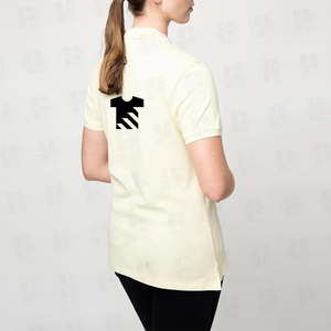 Polos unisexes à logo personnalisé Polos de golf classiques à manches courtes en coton élasthanne de haute qualité - Product Image 5