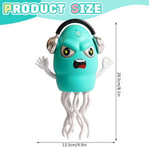 Giocattolo Magico Elettrico per Bambini a Forma di Medusa Danzante con Luci LED e Musica, Giocattolo Musicale Strisciante - Product Image 5