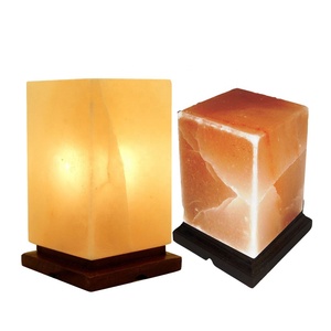 โคมไฟเกลือหิมาลายันทรงลูกบาศก์สีชมพูโคมไฟเกลือบริสุทธิ์ - Product Image 2