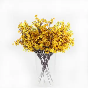 DREA Yiwu-flores artificiales de seda para decoración del hogar, flores decorativas baratas