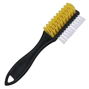 <b>Suede</b> Shoe <b>Brush</b> Plastic Bristle Tpr Cleaning Dual Side For Winter Boots Care - Product Image 3