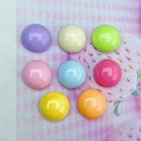 Cabochons en résine à dos plat, motifs chocolat colorés, pour scrapbooking, loisirs créatifs, décoration de coques de téléphone et centres de nœuds pour cheveux