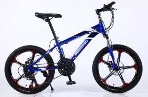 Vélo de montagne pour enfants à 21 vitesses avec frein à disque double, selle confortable, <span class=keywords><strong>fourche</strong></span> à suspension avant, roues de 20 à 22 pouces - Product Image 4