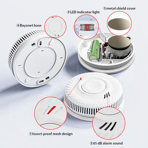 Détecteur de fumée photoélectrique OEM 85 dB à alarme sonore et visuelle, certification TUV EN14604, durée de vie de 10 ans - Product Image 3