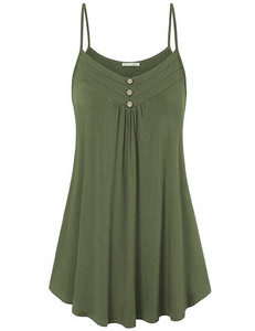 Bestseller Damenkleidung Sommer Locker Sitzende Sexy V-Ausschnitt Camisole Übergröße - Product Image 6
