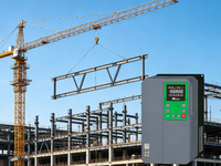 Variateur de fréquence triphasé AC GT500 certifié CE de 7,5 kW, 15 kW, 22 kW, 30 kW, 75 kW, 11 kW, 185 kW pour compresseurs et applications de levage