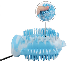 Gobelet de lavage pour pattes d'animaux en silicone souple pour chats et chiens, grand et moyen, nettoyeur de pattes, brosse pour nettoyer les pattes boueuses et sales des chiens - Product Image 2