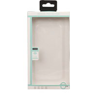 Boîtes d'emballage de détail pour étuis de téléphone portable transparents avec logo personnalisé imprimé, emballage en carton écologique avec crochet de suspension