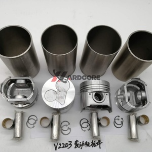 Kit de révision moteur diesel V2203 V2403, cylindre et piston 16427-21110 16641-21112 pour excavatrice, kit de chemises de cylindre - Product Image 3