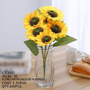 CASAMAX WL Girasoles Artificiales de Plástico Realistas Decoración del Hogar de Lujo Moderna y Elegante Elegante y Portátil. CZ-2017 - Product Image 1
