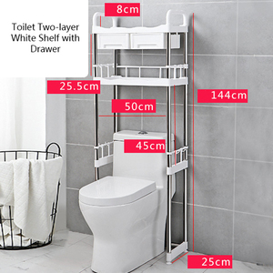 Multifunctional Multi-layer Metal <strong>Bathroom</strong> <strong>Shelf</strong> Toilet Restroom Floor Toilet Rack <strong>Stand</strong> <strong>Free</strong> Washbasin Storage <strong>Shelf</strong> - Product Image 2