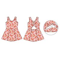 Meilleur prix été sans manches enfants filles robe Tennis Yoga Golf robe entraînement costume personnalisé imprimé vêtements