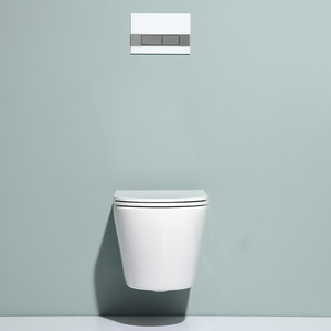 Norme européenne sanitaire Toilette suspendue murale flottante sans rebord Toilette suspendue murale Toilette ronde suspendue <span class=keywords><strong>Wc</strong></span> Suspendus - Product Image 2