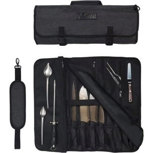 Échantillon gratuit : Étui à couteaux imperméable et robuste, sac à couteaux portable, étui à couteaux professionnel multi-poches pour chef - Product Image 6