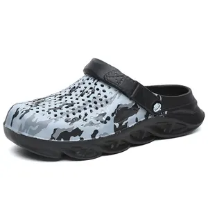 black cheap Fashion sports big size 38-45 Non-slip waterproof eva clogs for men