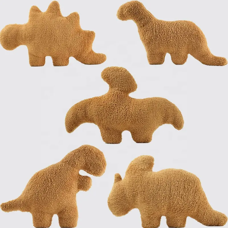 Grande/Pequeno Tamanho Dino Frango Pepita Macia Brinquedos de Pelúcia Kawaii Stuffed Animal Dinossauro Bonecas Lance Almofadas Para Meninas Crianças Presentes