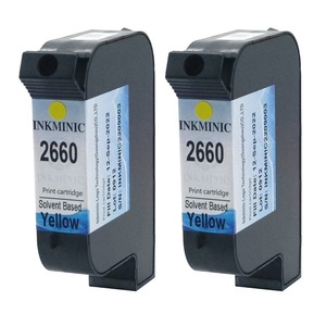 Cartouches d'encre jaune à base de solvant 12,7 mm 2660 pour imprimantes jet d'encre en ligne Tij2.5 – Vente chaude - Product Image 2