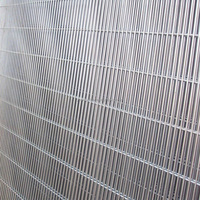 Thermisch Gegalvaniseerd Roestvrij Staal Anti Klim Hek 76.2X12.7Mm 4.0Mm Gelast Gaas Gecoat Model HD358-4 Voor Bouwplaats