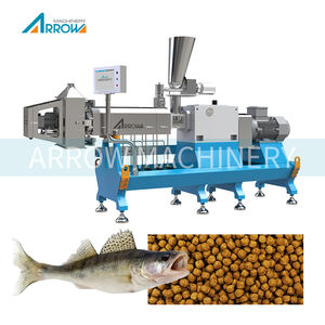 Équipement flottant automatique d'extrusion de vis jumelle de fabricant d'aliments pour poissons pour des alimentations d'animal familier - Product Image 1